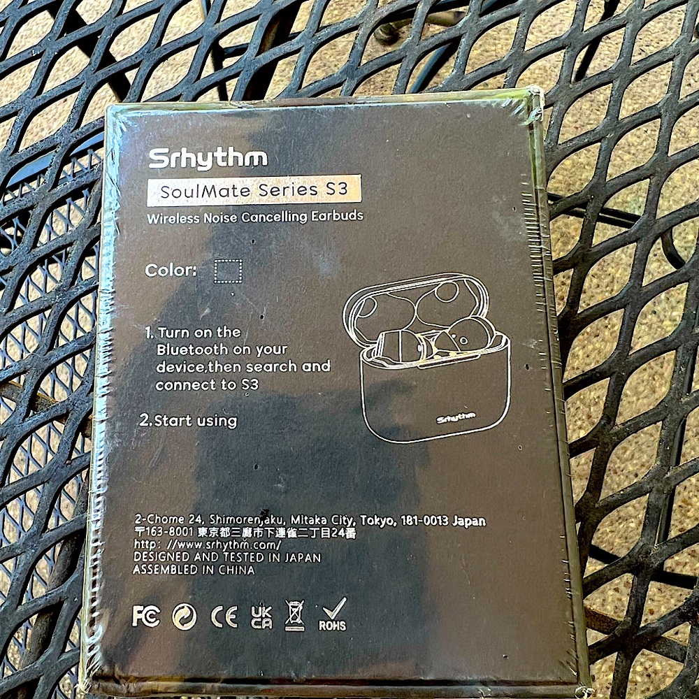 Srhythm Soulmate Series 3 (S3) Noise Cancelling Earbuds,Bluetooth 5.1 Earphones
